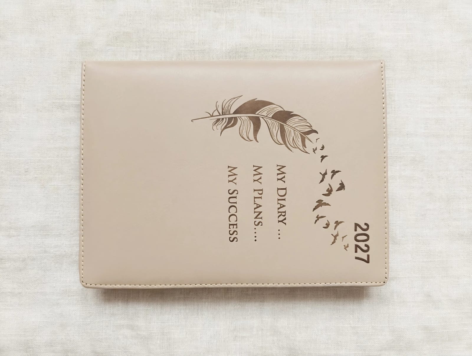 Diary cl-124 - PU Beige Diary