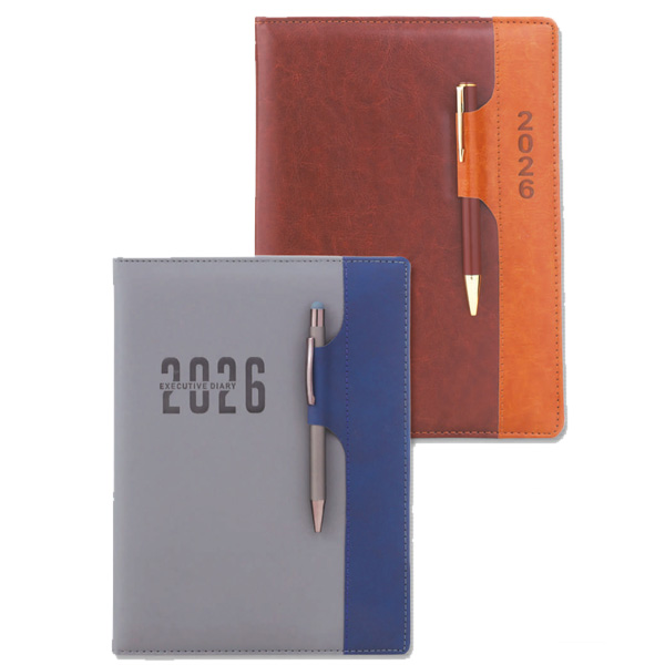 Diary cl-137 - PU Pen Holder Diary